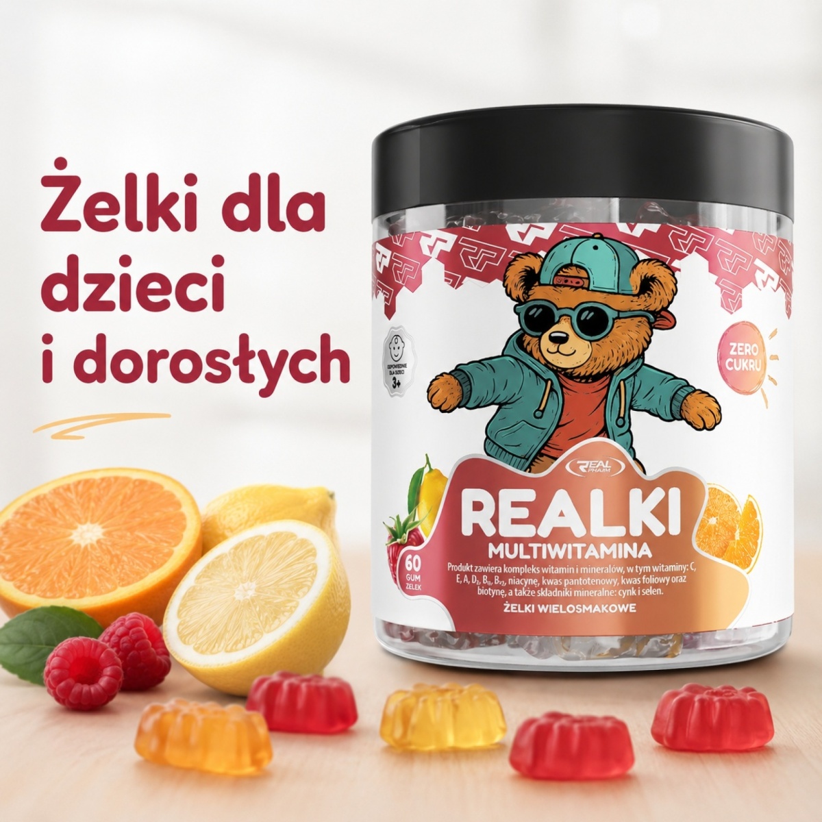 Multiwitamina w żelkach bez cukru – witaminy dla dzieci i dorosłych